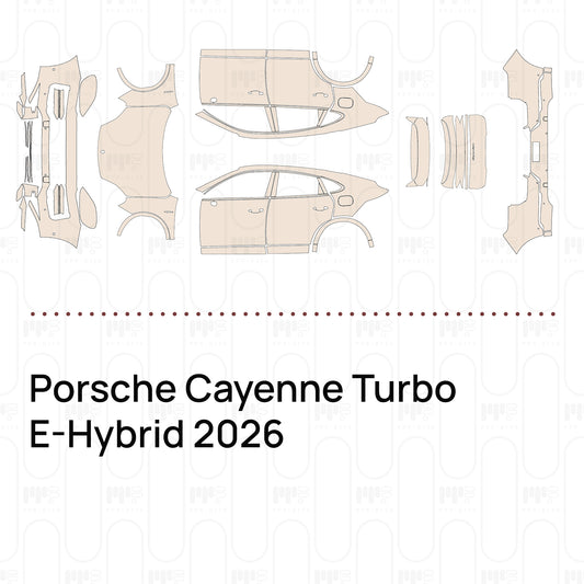 PPF precortado Porsche Cayenne Turbo E-Hybrid 2026