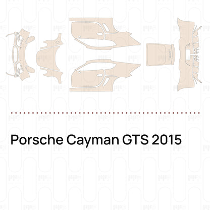 PPF precortado Porsche Cayman GTS 2015