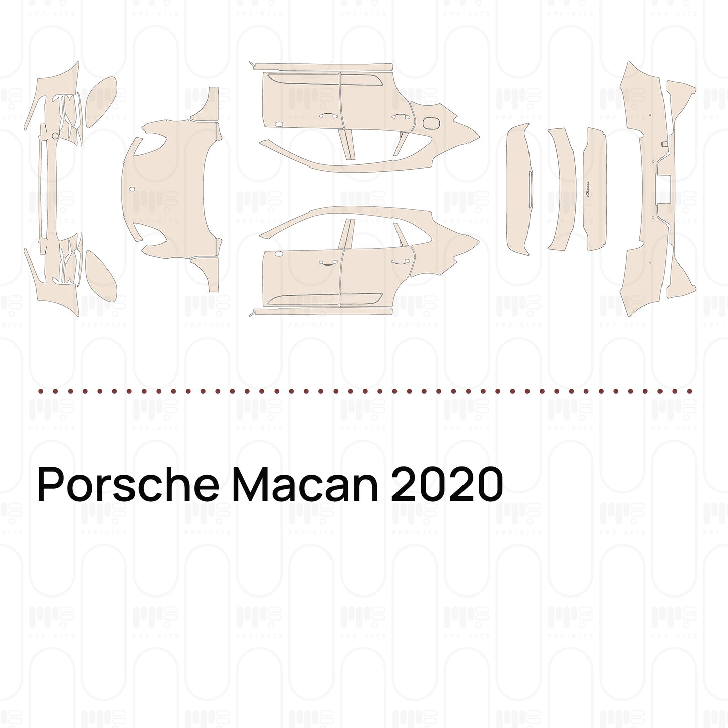 PPF precortado Porsche Macan 2020