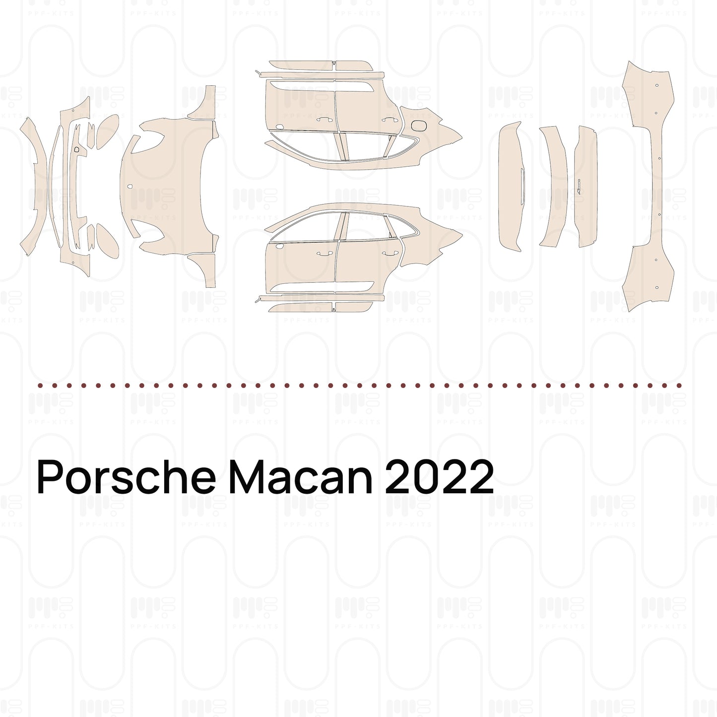 PPF precortado Porsche Macan 2022