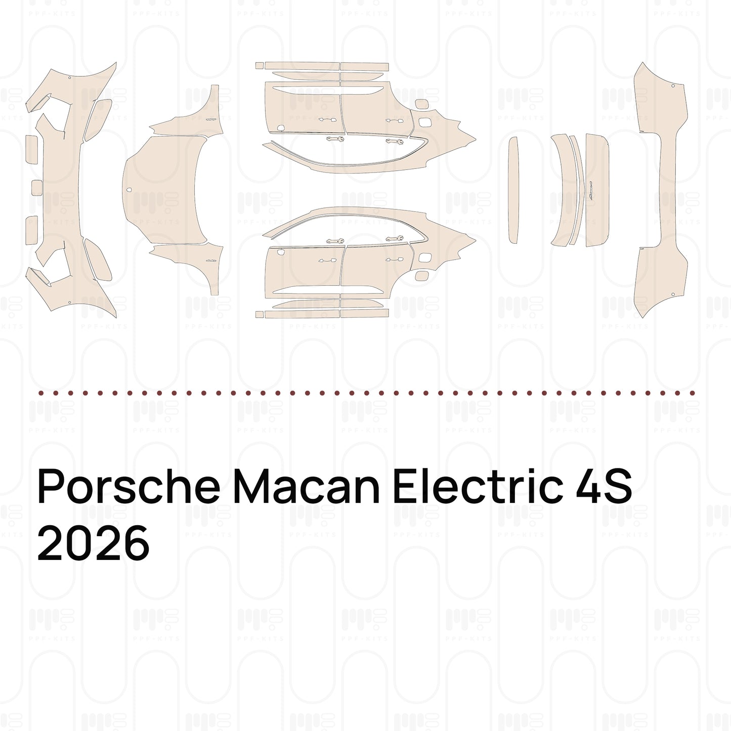 PPF precortado Porsche Macan Electric 4S 2026