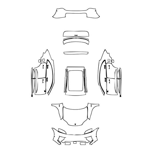 Pre-Cut PPF Porsche Macan Electric Base 2025 - PPF-Kits