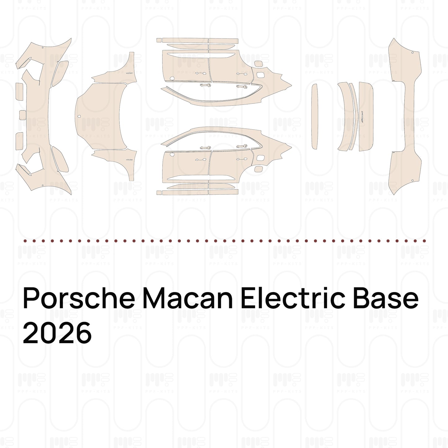 PPF precortado Porsche Macan Electric Base 2026