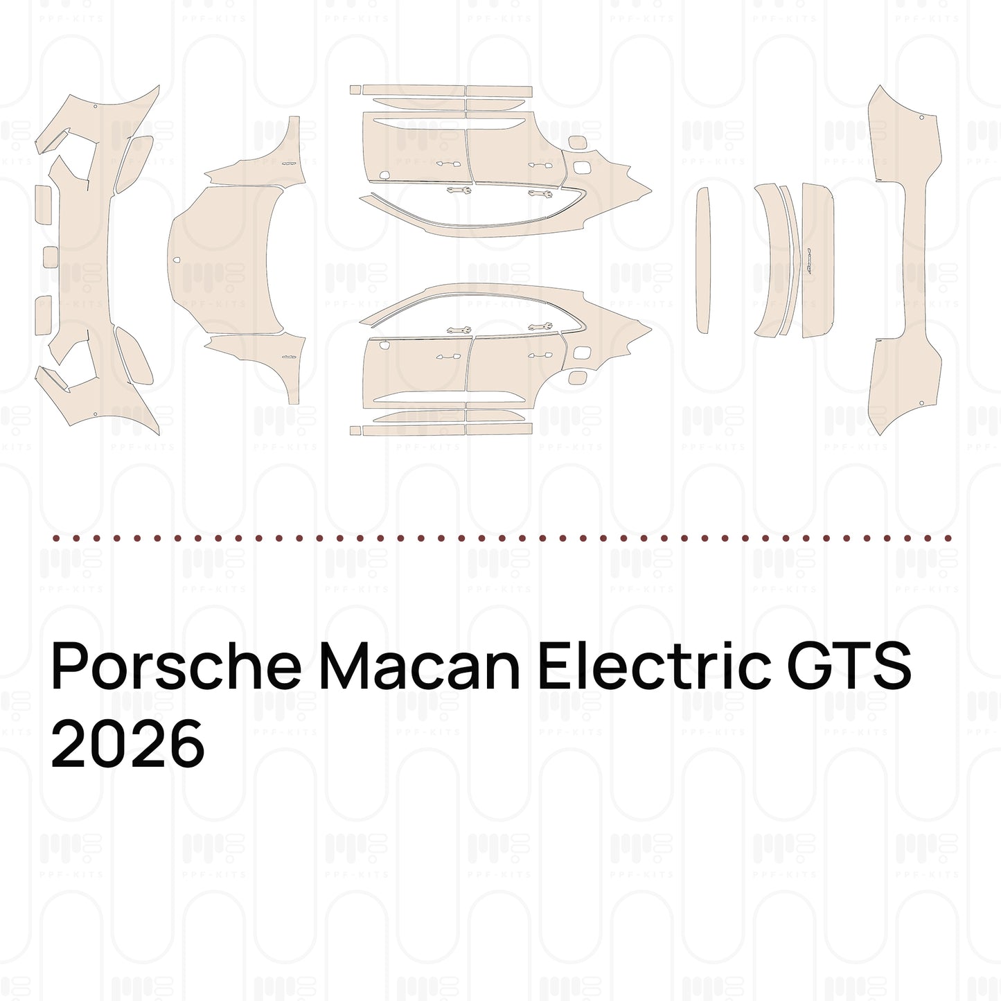 PPF precortado Porsche Macan Electric GTS 2026