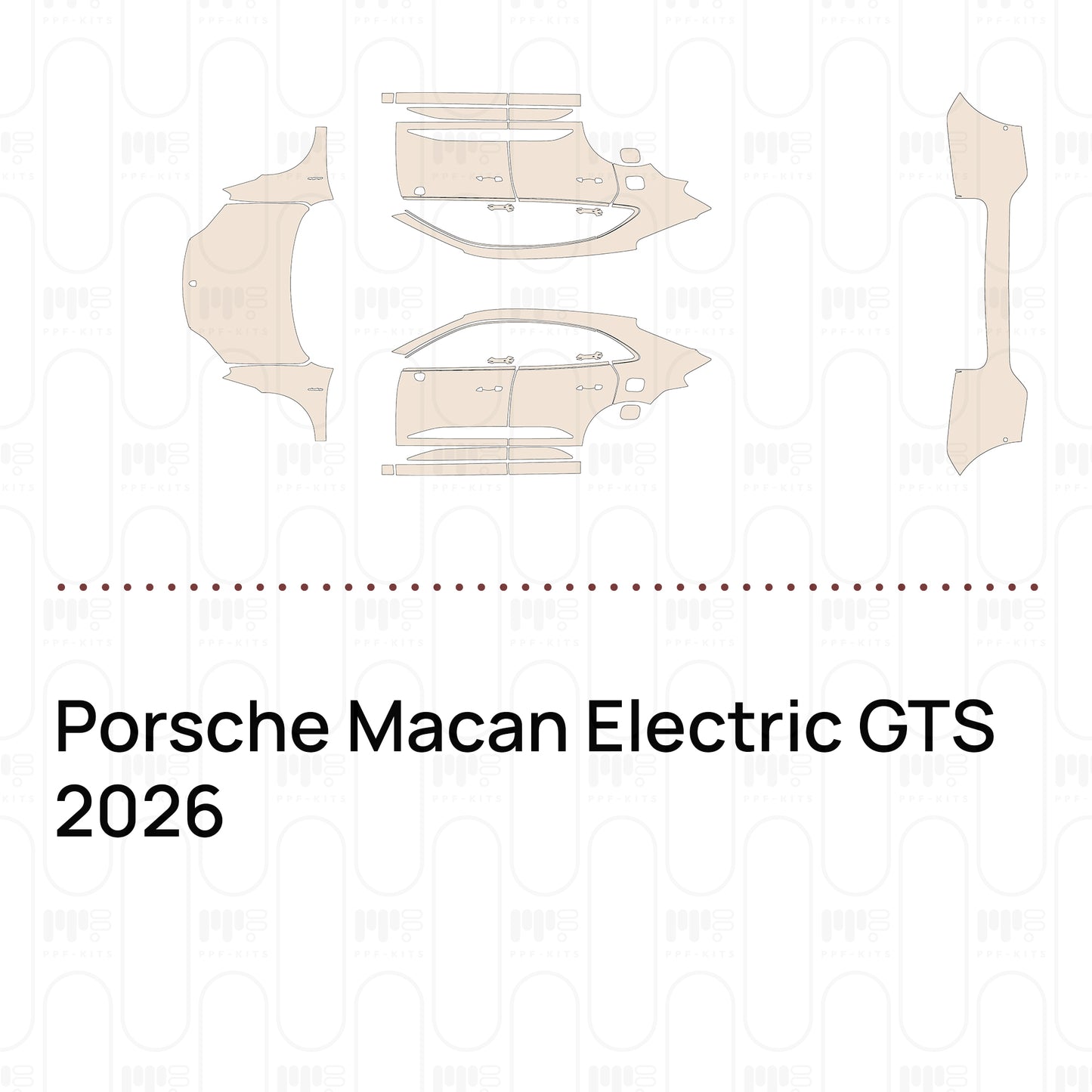 PPF precortado Porsche Macan Electric GTS 2026