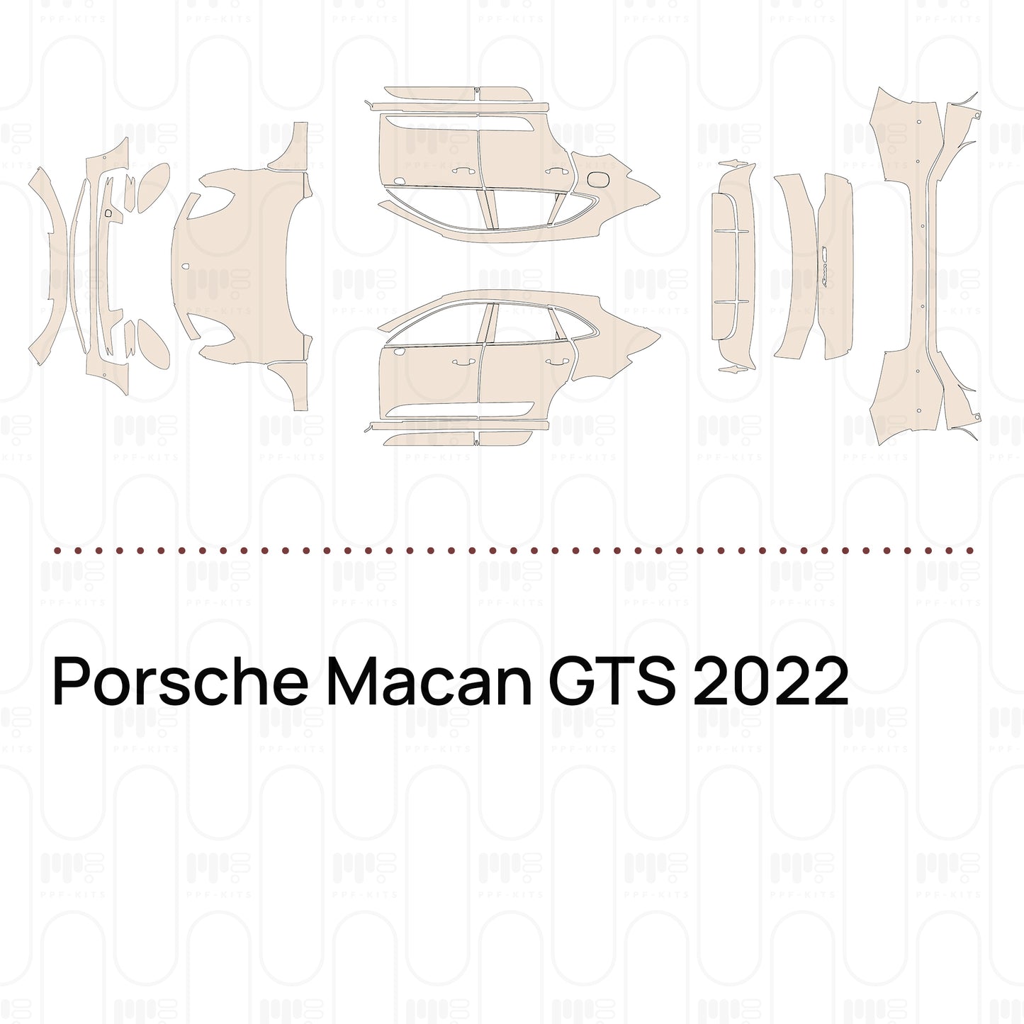 Pre-Cut PPF Porsche Macan GTS 2022
