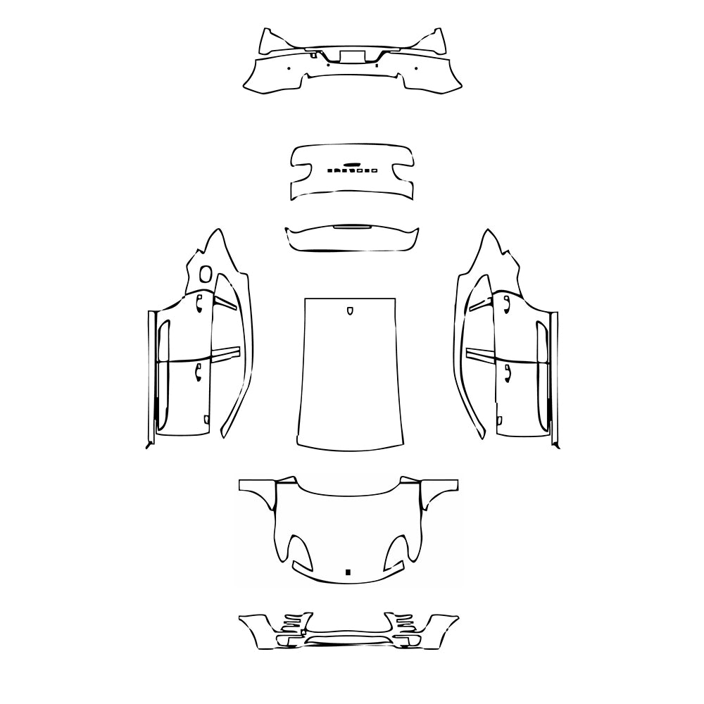 Pre-Cut PPF Porsche Macan Macan 2016 - PPF-Kits