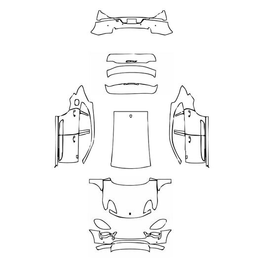 Pre-Cut PPF Porsche Macan Macan GTS 2021 - PPF-Kits