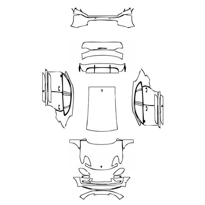 Pre-Cut PPF Porsche Macan Macan GTS 2023 - PPF-Kits