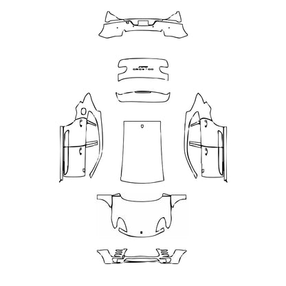 Pre-Cut PPF Porsche Macan Macan S 2017 - PPF-Kits