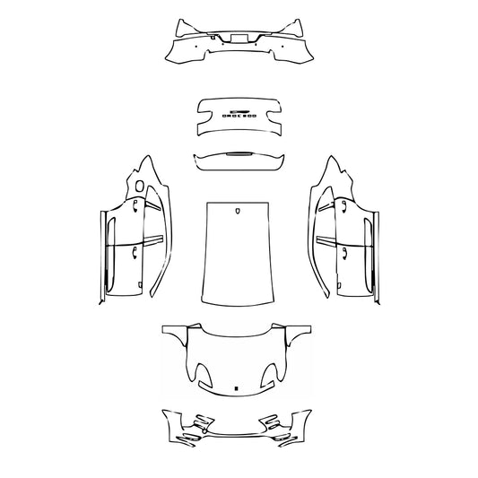 Pre-Cut PPF Porsche Macan Macan Turbo 2015 - PPF-Kits