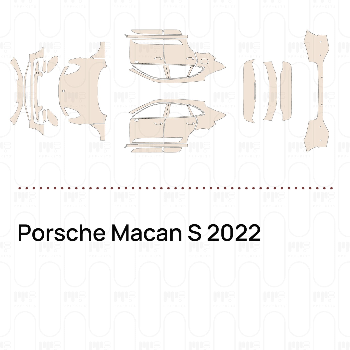 Pre-Cut PPF Porsche Macan S 2022