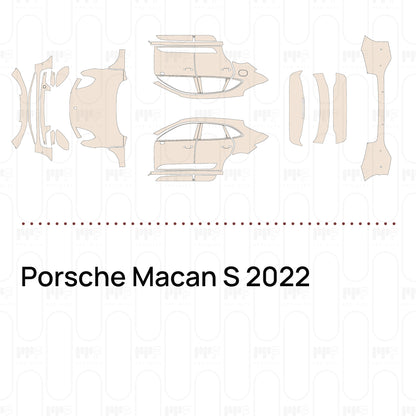 Pre-Cut PPF Porsche Macan S 2022