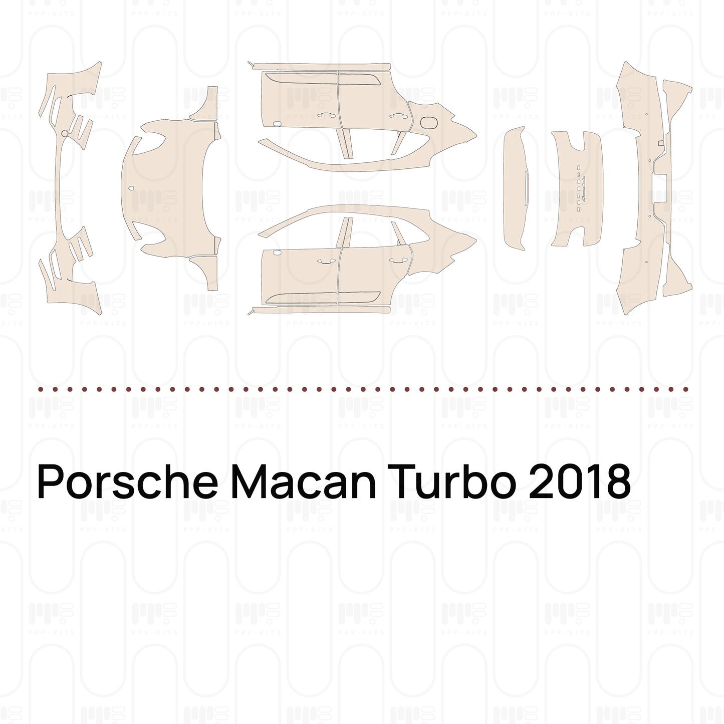 PPF precortado Porsche Macan Turbo 2018