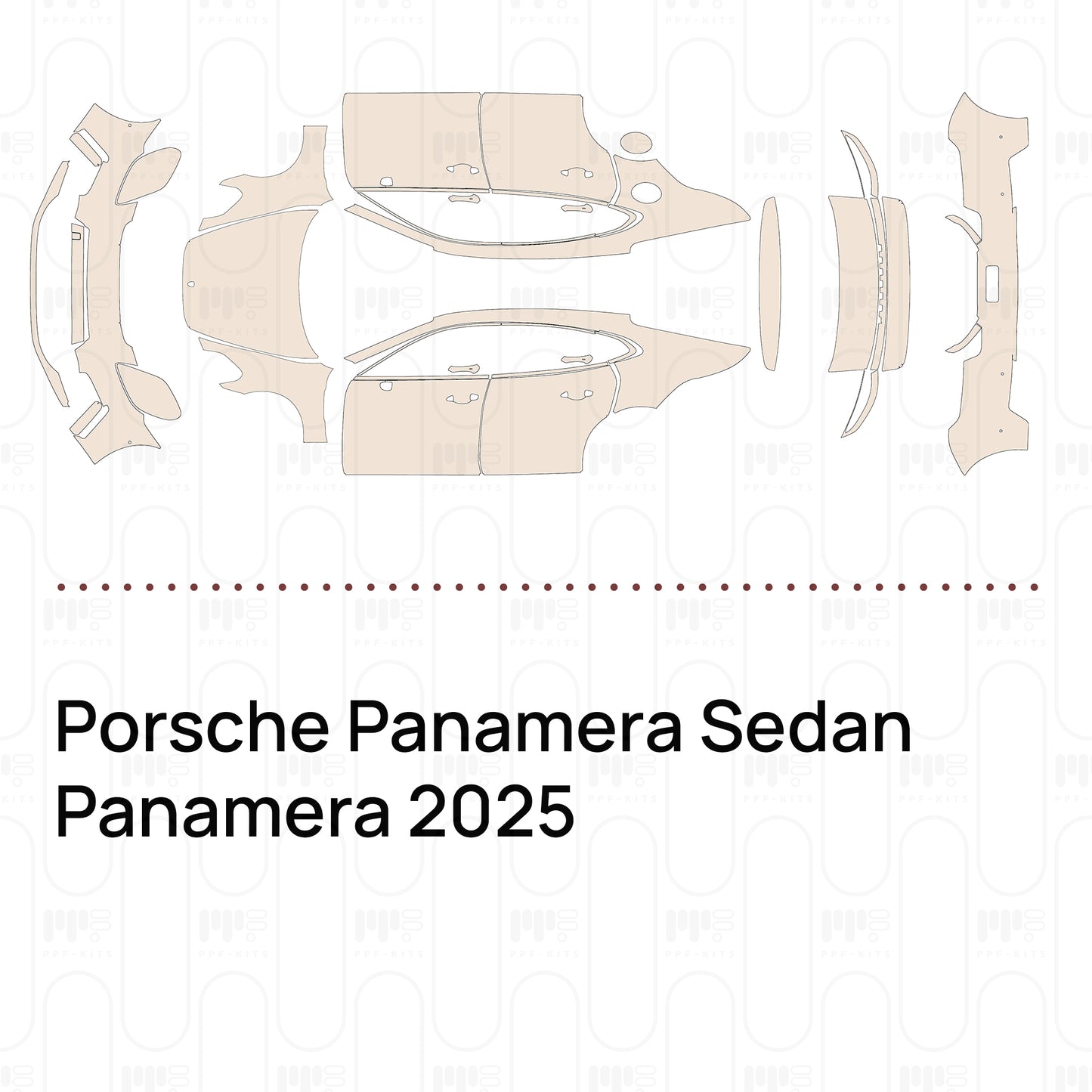 Pre-Cut PPF Porsche Panamera Sedan Panamera 2025