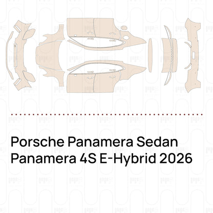 PPF precortado Porsche Panamera Sedan Panamera 4S E-Hybrid 2026