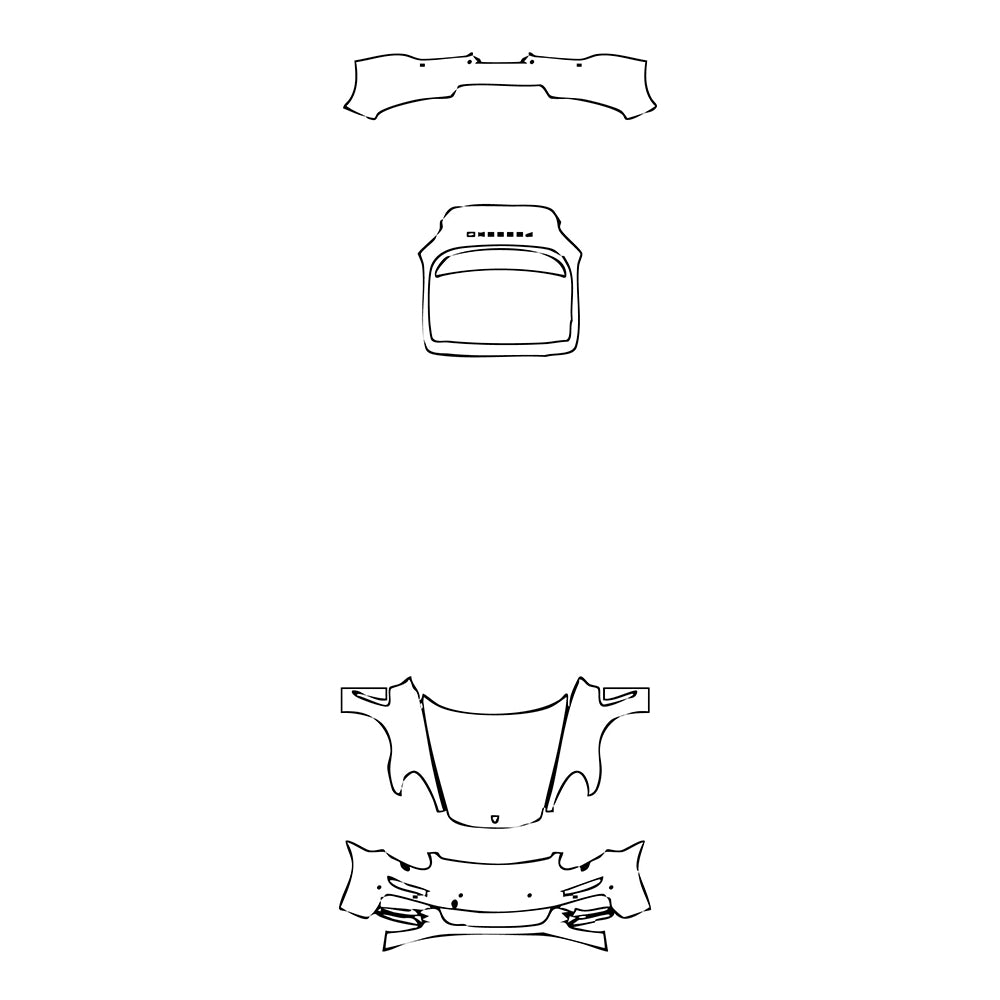 Pre-Cut PPF Porsche Panamera Sedan Panamera 4S Executive 2014 - PPF-Kits