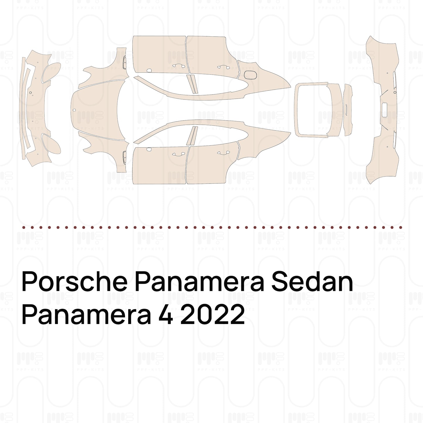 PPF precortado Porsche Panamera Sedan Panamera 4 2022