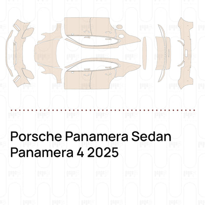 Pre-Cut PPF Porsche Panamera Sedan Panamera 4 2025