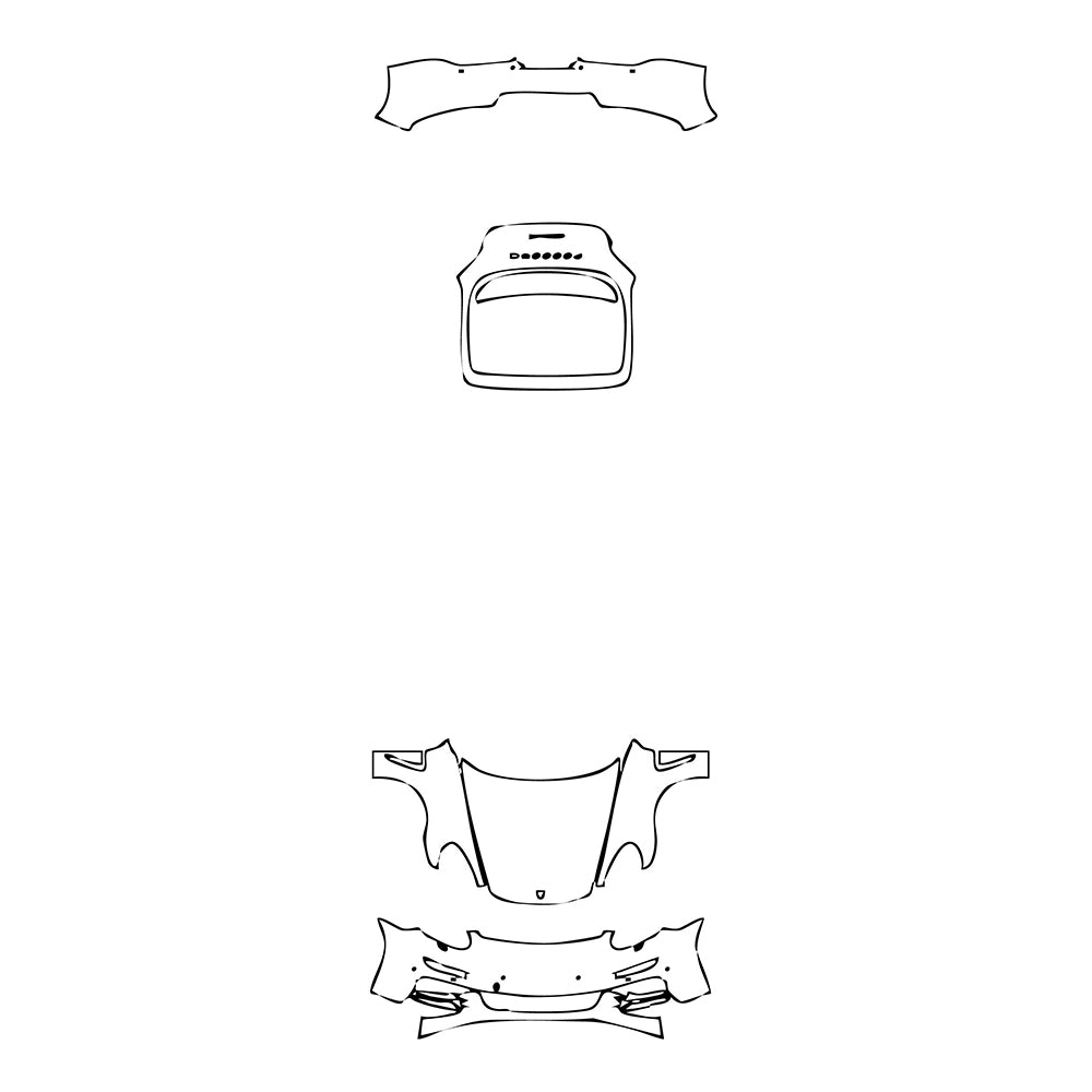 Pre-Cut PPF Porsche Panamera Sedan Panamera 4 Executive 2014 - PPF-Kits