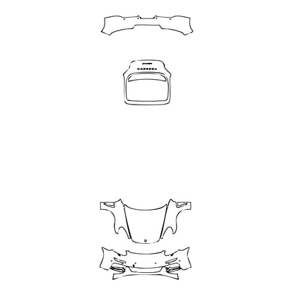 Pre-Cut PPF Porsche Panamera Sedan Panamera 4 Executive Edition 2016 - PPF-Kits