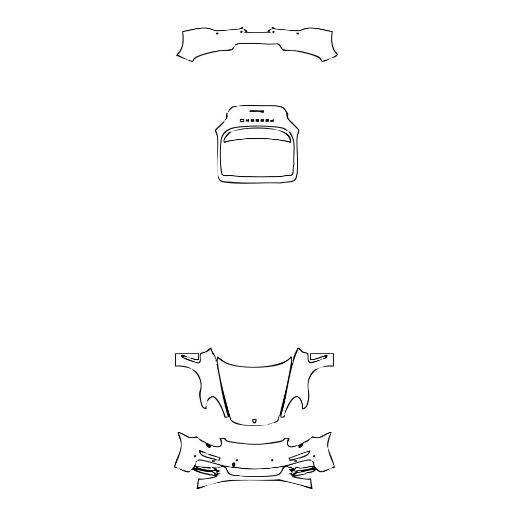 Pre-Cut PPF Porsche Panamera Sedan Panamera Executive 2014 - PPF-Kits