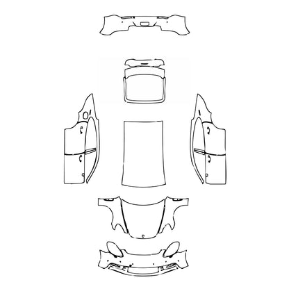 Pre-Cut PPF Porsche Panamera Sedan Panamera Executive 2019 - PPF-Kits