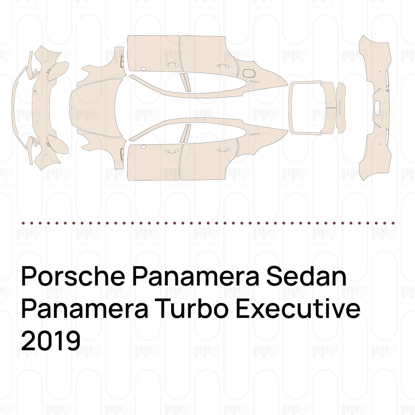 PPF precortado Porsche Panamera Sedan Panamera Turbo Executive 2019