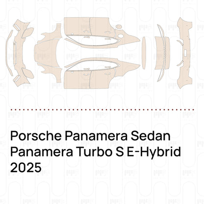 PPF precortado Porsche Panamera Sedan Panamera Turbo S E-Hybrid 2025