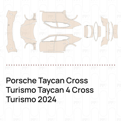 PPF precortado Porsche Taycan Cross Turismo Taycan 4 Cross Turismo 2024