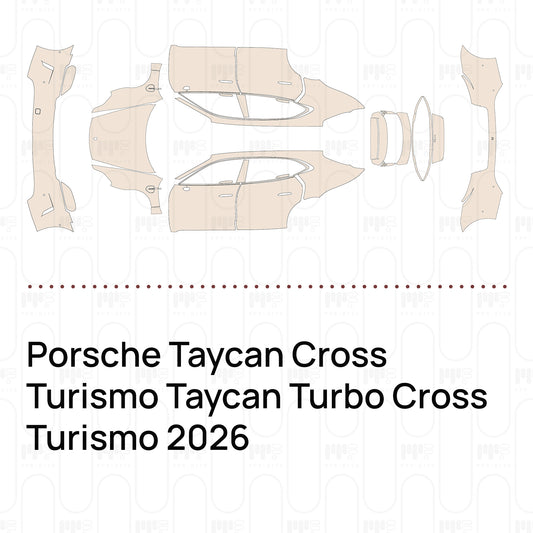 PPF precortado Porsche Taycan Cross Turismo Taycan Turbo Cross Turismo 2026
