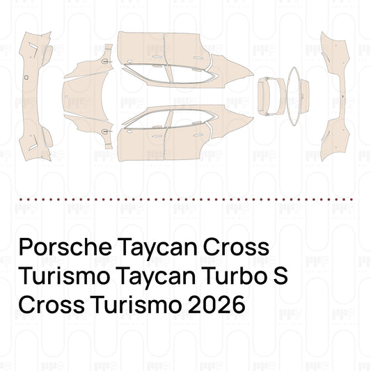 PPF precortado Porsche Taycan Cross Turismo Taycan Turbo S Cross Turismo 2026