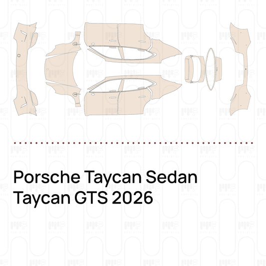 PPF precortado Porsche Taycan Sedan Taycan GTS 2026