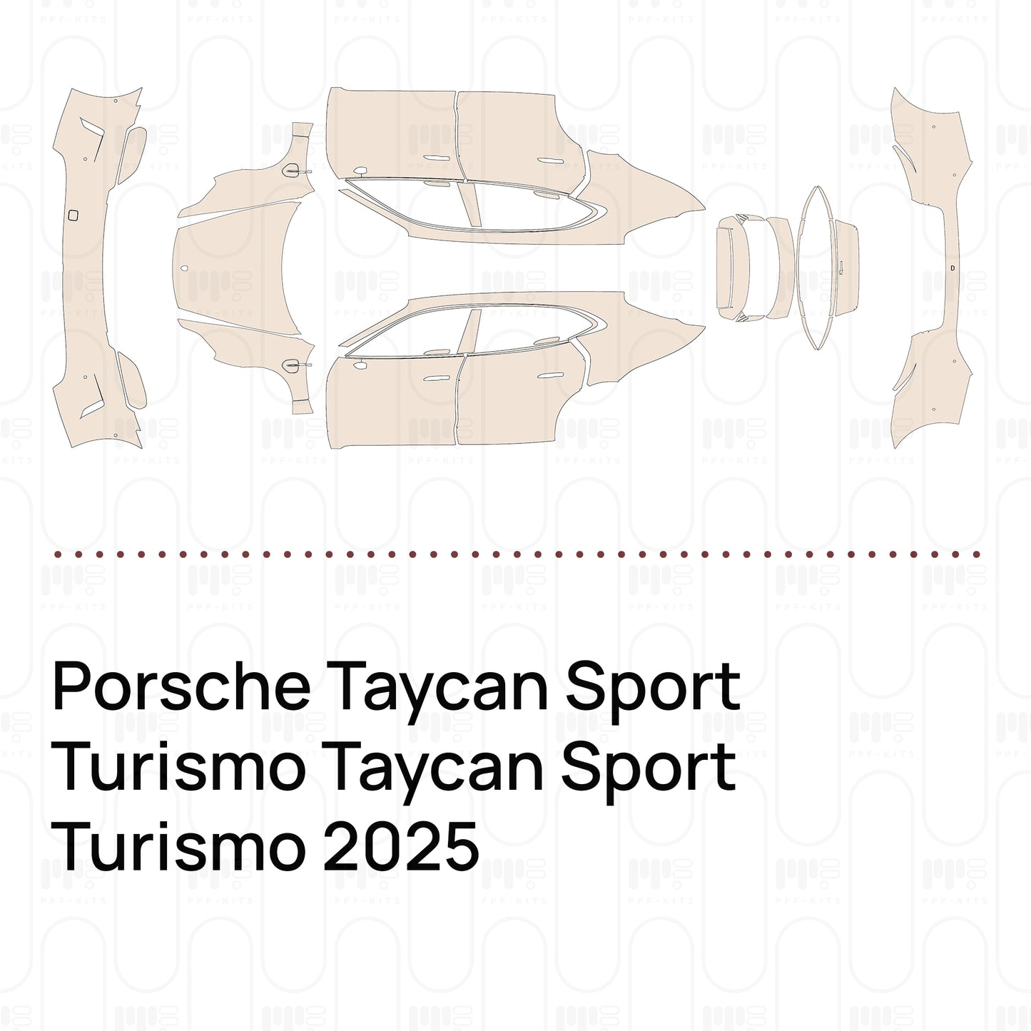 PPF precortado Porsche Taycan Sport Turismo Taycan Sport Turismo 2025