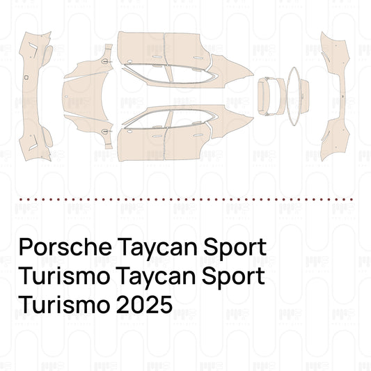Pre-Cut PPF Porsche Taycan Sport Turismo Taycan Sport Turismo 2025