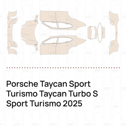 PPF precortado Porsche Taycan Sport Turismo Taycan Turbo S Sport Turismo 2025
