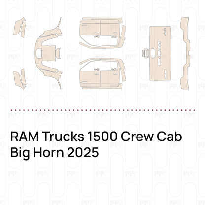 Pre-Cut PPF RAM Trucks 1500 Crew Cab Big Horn 2025