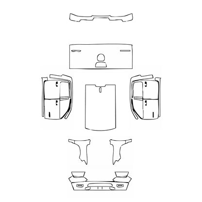 Pre-Cut PPF RAM Trucks 1500 Crew Cab Laramie 2020 - PPF-Kits