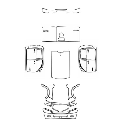 Pre-Cut PPF RAM Trucks 1500 Crew Cab Limited 2021 - PPF-Kits