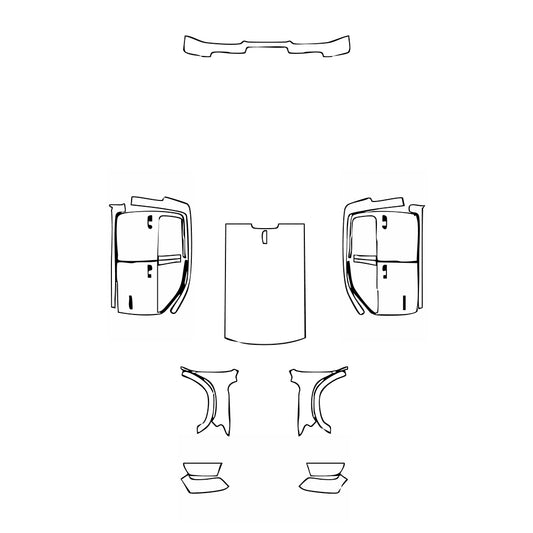 Pre-Cut PPF RAM Trucks 1500 Crew Cab Rebel 2024 - PPF-Kits