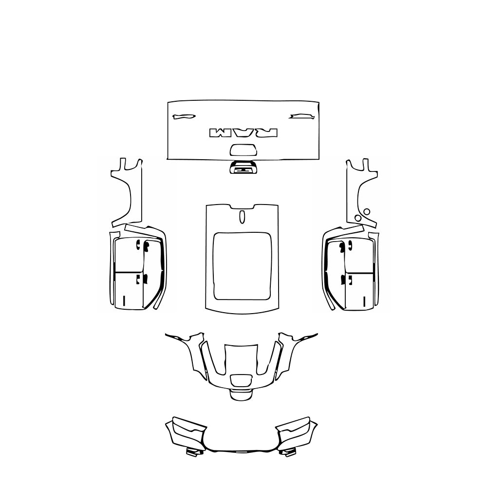 Pre-Cut PPF RAM Trucks 1500 TRX 2023 - PPF-Kits