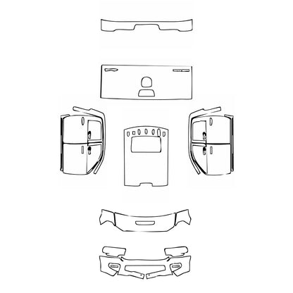 Pre-Cut PPF RAM Trucks 2500 Crew Cab Laramie 2020 - PPF-Kits