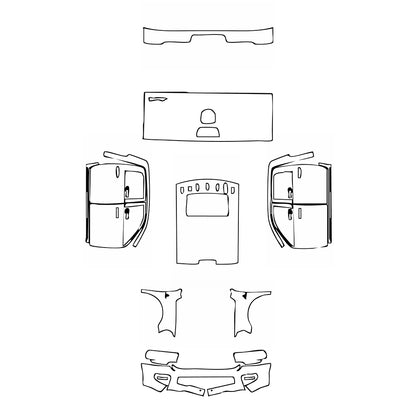 Pre-Cut PPF RAM Trucks 3500 Big Horn 2020 - PPF-Kits