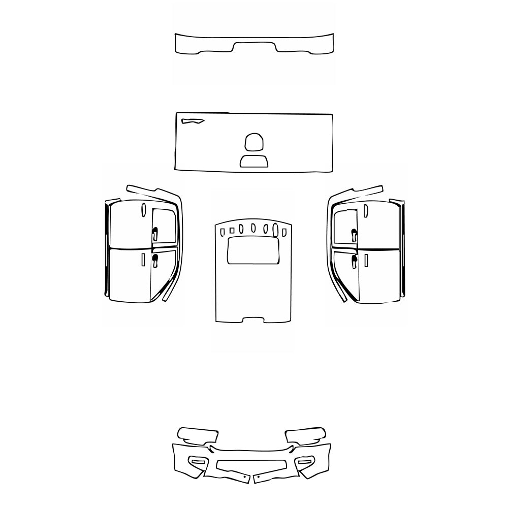 Pre-Cut PPF RAM Trucks 3500 Limited Longhorn 2019 - PPF-Kits