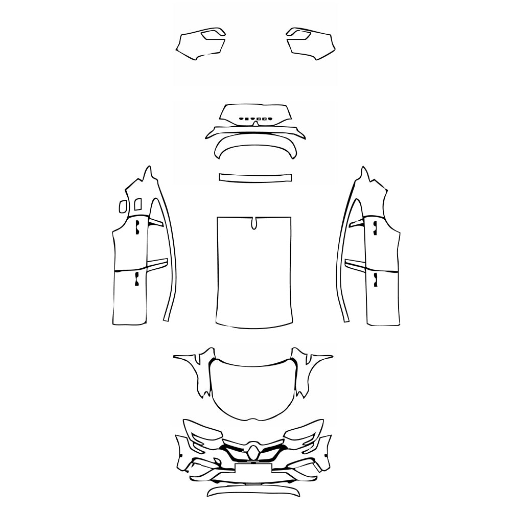 Pre-Cut PPF Renault Arkana Esprit Alpine 2024 - PPF-Kits
