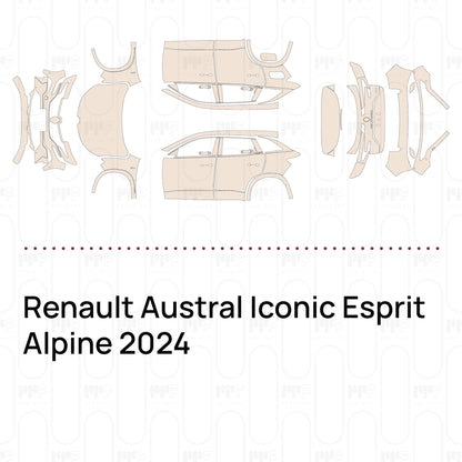 Pre-Cut PPF Renault Austral Iconic Esprit Alpine 2024
