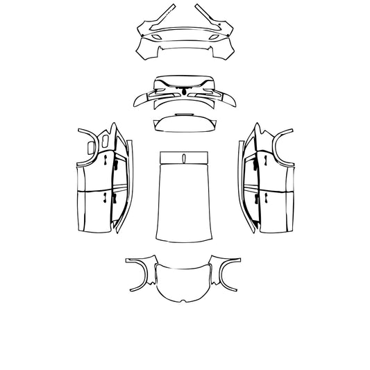 Pre-Cut PPF Renault Austral Techno 2023 - PPF-Kits