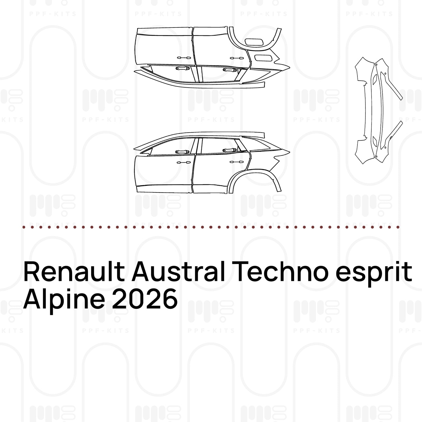 PPF precortado Renault Austral Techno esprit Alpine 2026