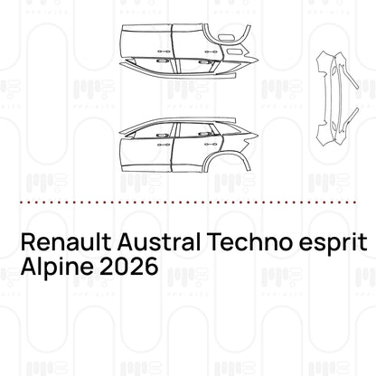 PPF precortado Renault Austral Techno esprit Alpine 2026