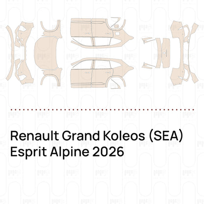 Pre-Cut PPF Renault Grand Koleos (SEA) Esprit Alpine 2026
